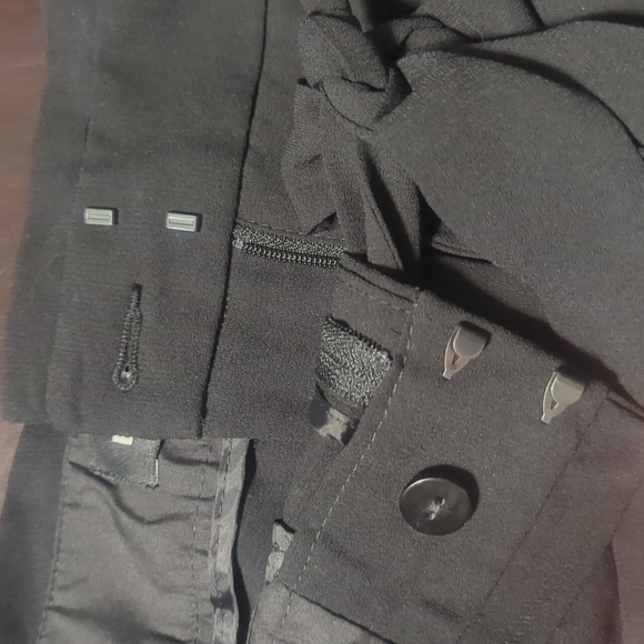 NWT Express paper bag tie waist tapered pant - Picture 8 of 9